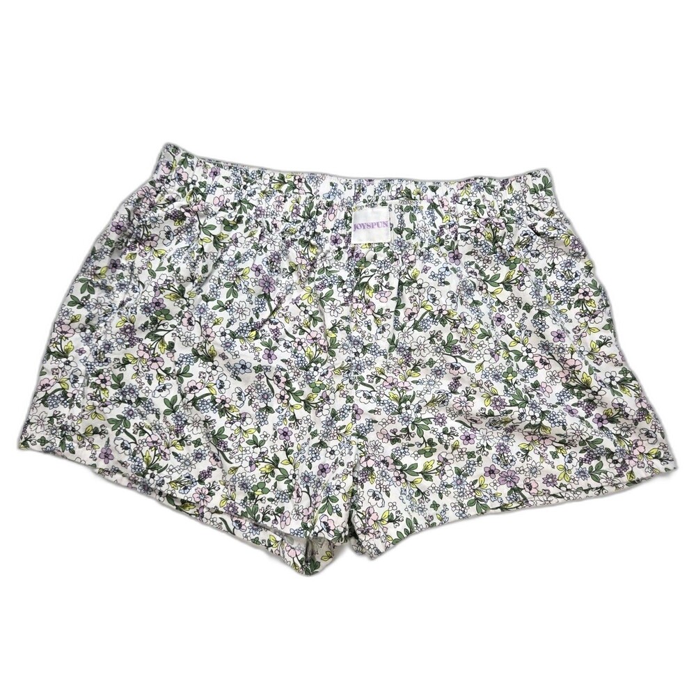 3pc Bundle Joyspun Casual Summer Shorts M (8-10) Floral Cherry Gingham Comfy - Picture 6 of 7